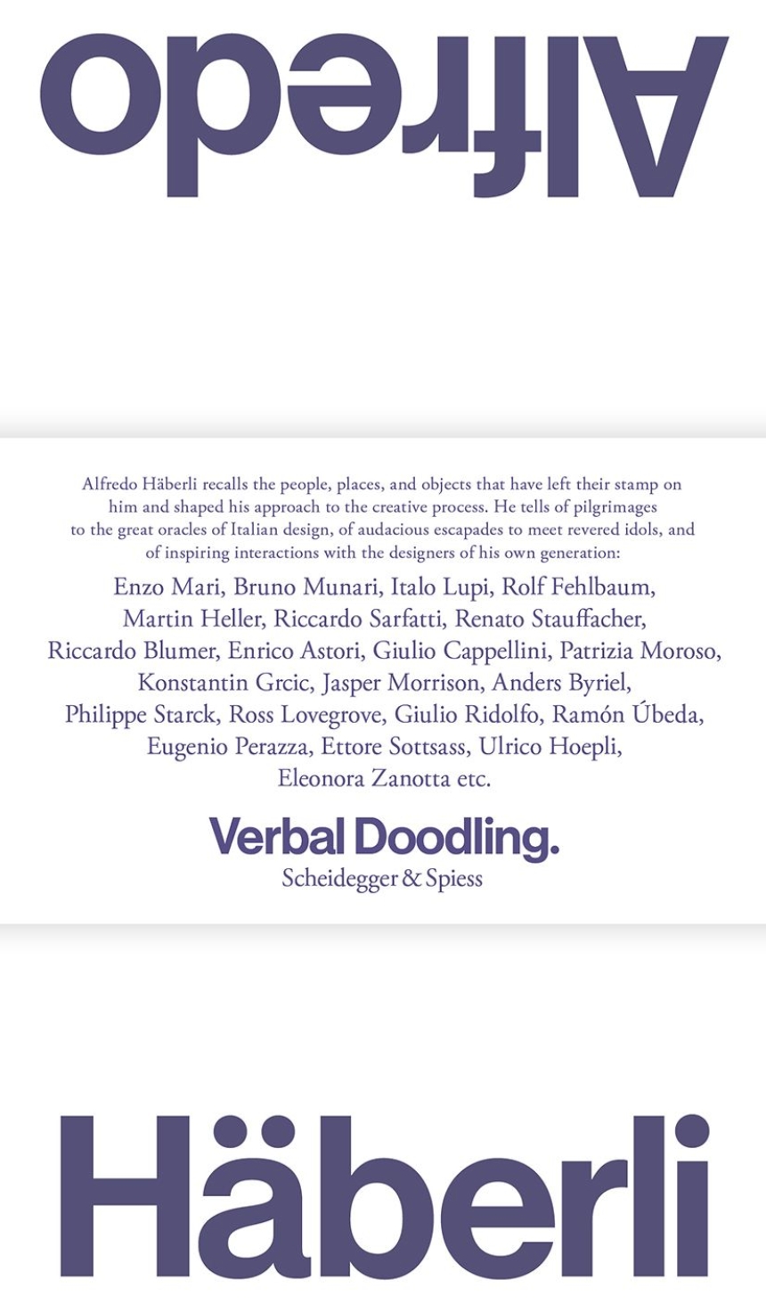 Alfredo Häberli—Verbal Scribbles